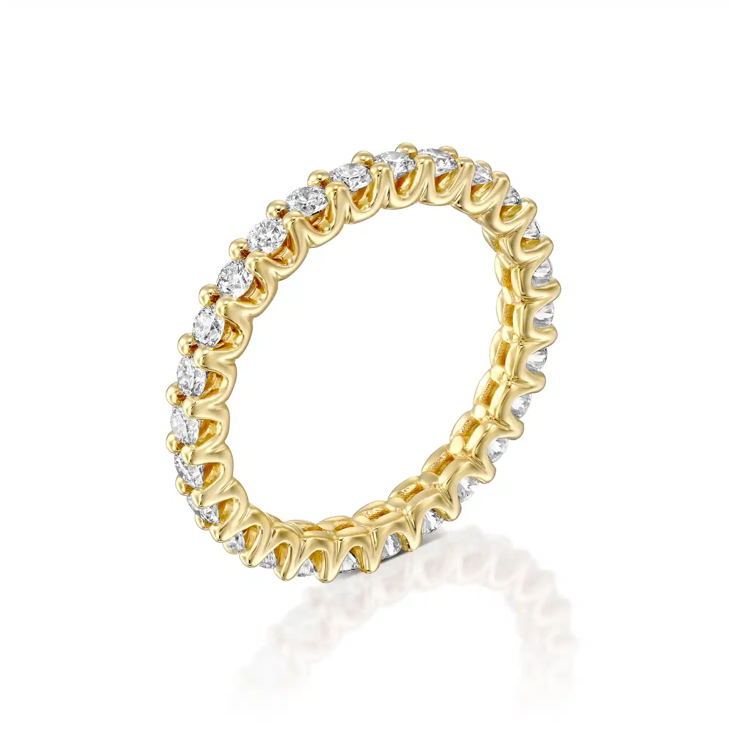 1.5 Carat Lab-Grown Diamond Eternity Ring in 14k Gold - Image 1