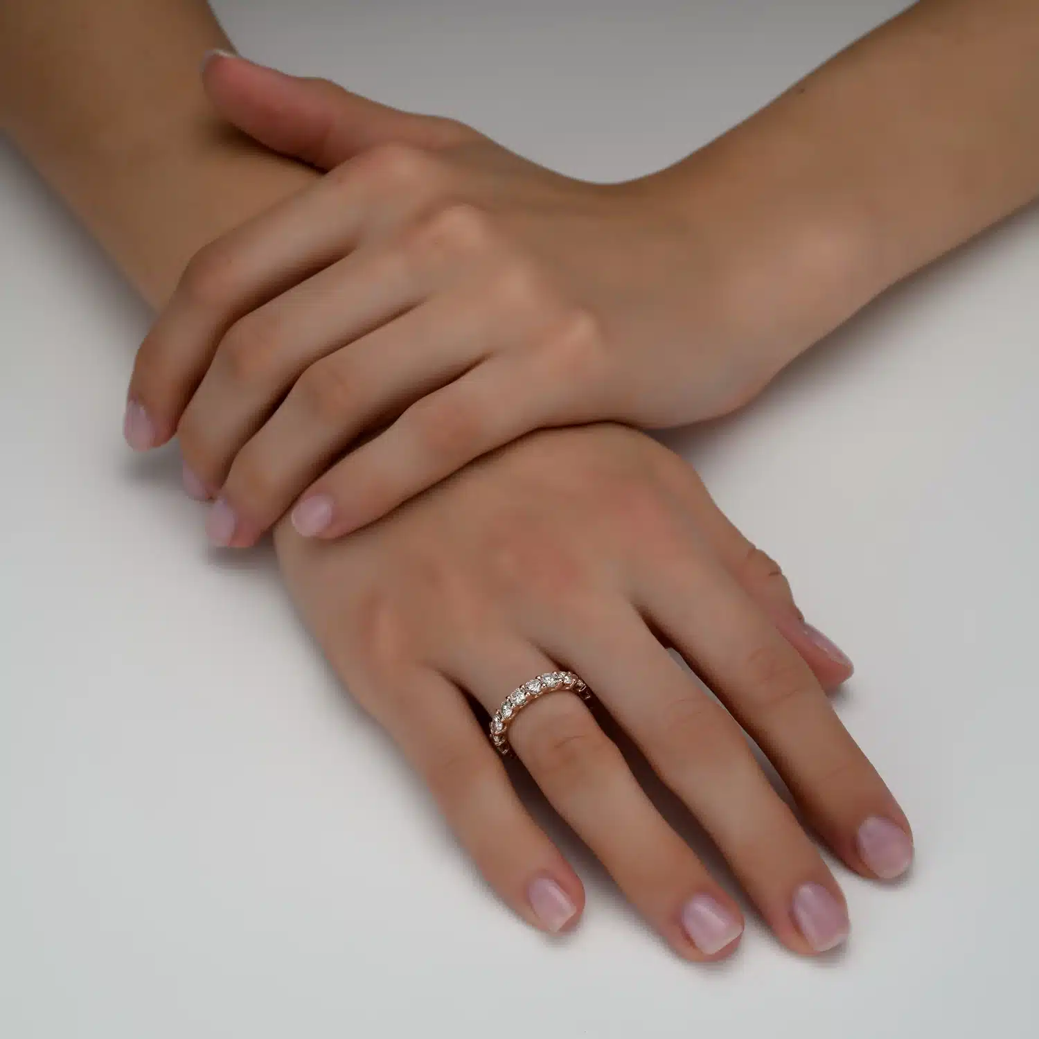 Lustre 3 carat Lab-Grown Diamond Eternity Ring - Image 9