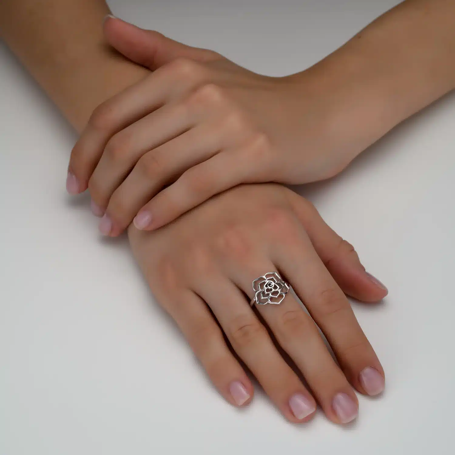 Rose Flower Ring - Image 2