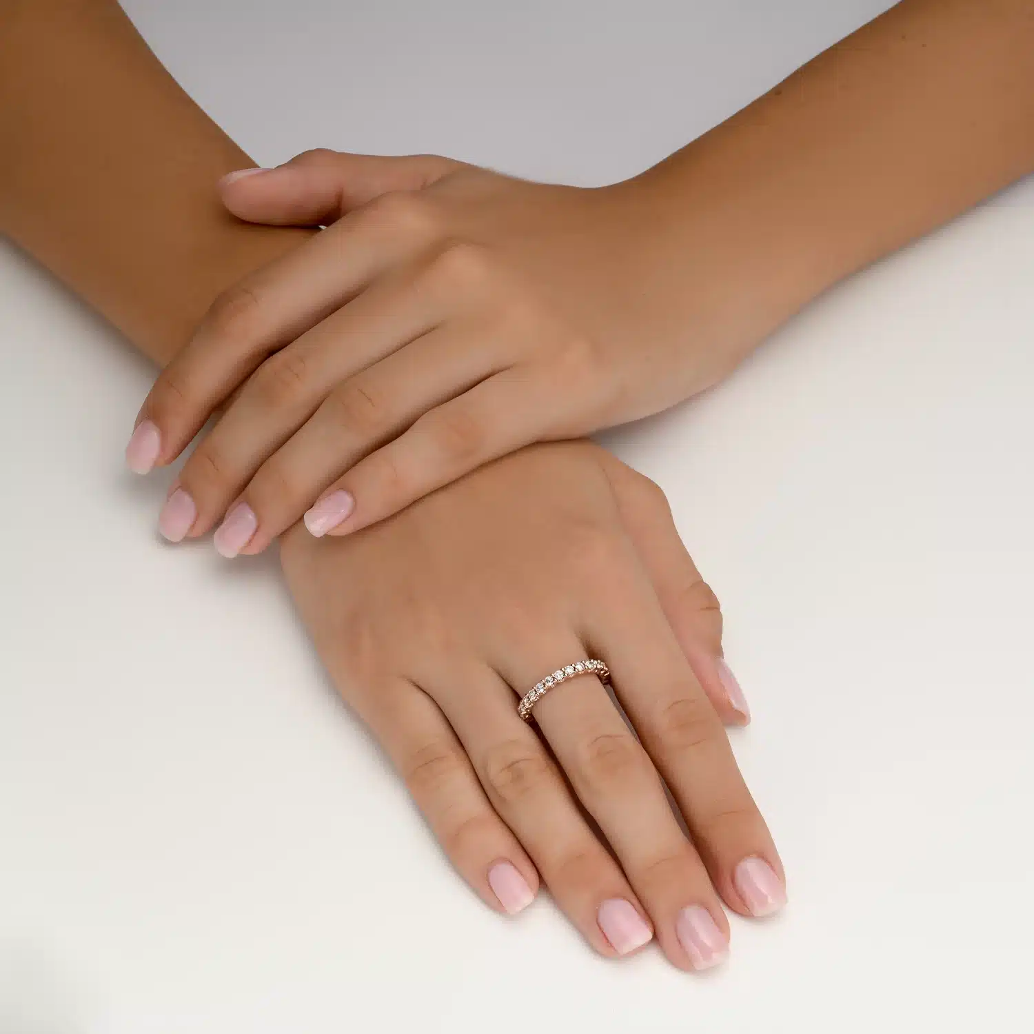 1.5 Carat Lab-Grown Diamond Eternity Ring in 14k Gold - Image 3