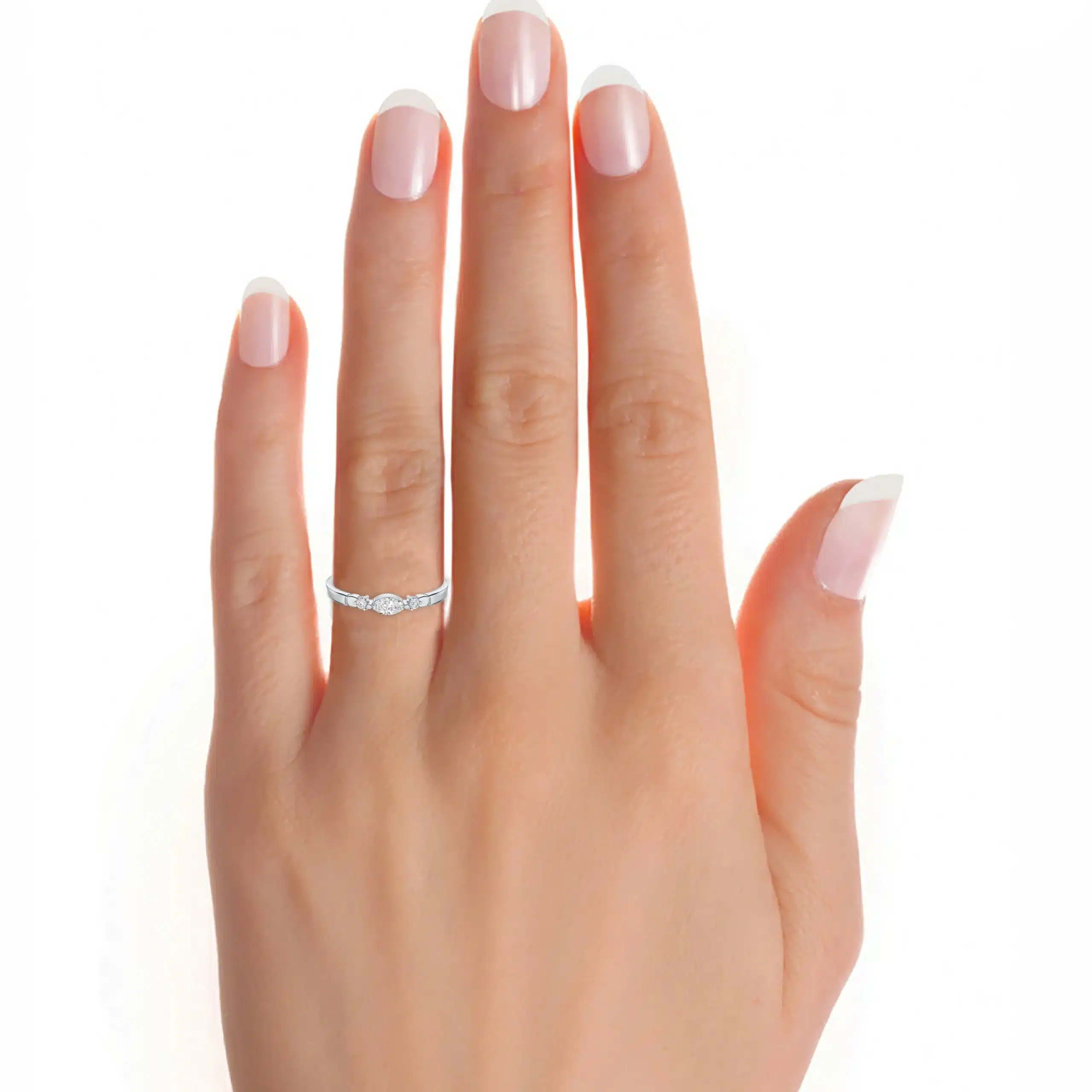 Affordable Marquise Lab-Grown Diamond Ring – 14K Gold - Image 3