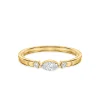Affordable Marquise Lab-Grown Diamond Ring – 14K Gold - Thumbnail Image 2