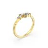 Golden Marquise Bloom Diamond Ring - Thumbnail Image 2