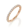 1 Carat Round Diamond Eternity Ring - Thumbnail Image 1