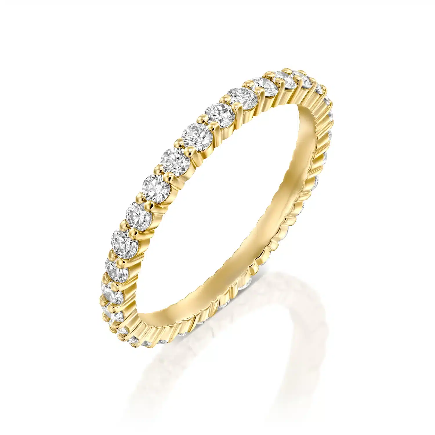 1 Carat Round Diamond Eternity Ring - Image 1