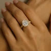 Cushion 2.39ct Lab-Grown Engagement Ring-14K-2.90ct TW - Thumbnail Image 5