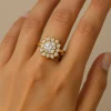 2.43ct Cushion Halo Diamond Engagement Ring in 14K Gold (≈3.64ct TW) - Thumbnail Image 4