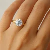 2 Carat Round Lab-Grown Diamond Engagement Ring