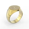 Infinity Glow Lab-Grown Diamond Signet Ring - Thumbnail Image 2