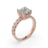 Cushion 2.39ct Lab-Grown Engagement Ring-14K-2.90ct TW - Thumbnail Image 2
