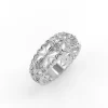 Women’s Timeless Devotion Round Brilliant Diamond 14k Gold Wedding Ring - Thumbnail Image 1
