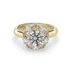 Marquise Halo- 1.40 Carat Lab-Grown Diamond Ring in 14k Gold - Thumbnail Image 2