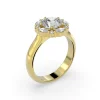 Marquise Halo- 1.40 Carat Lab-Grown Diamond Ring in 14k Gold - Thumbnail Image 3