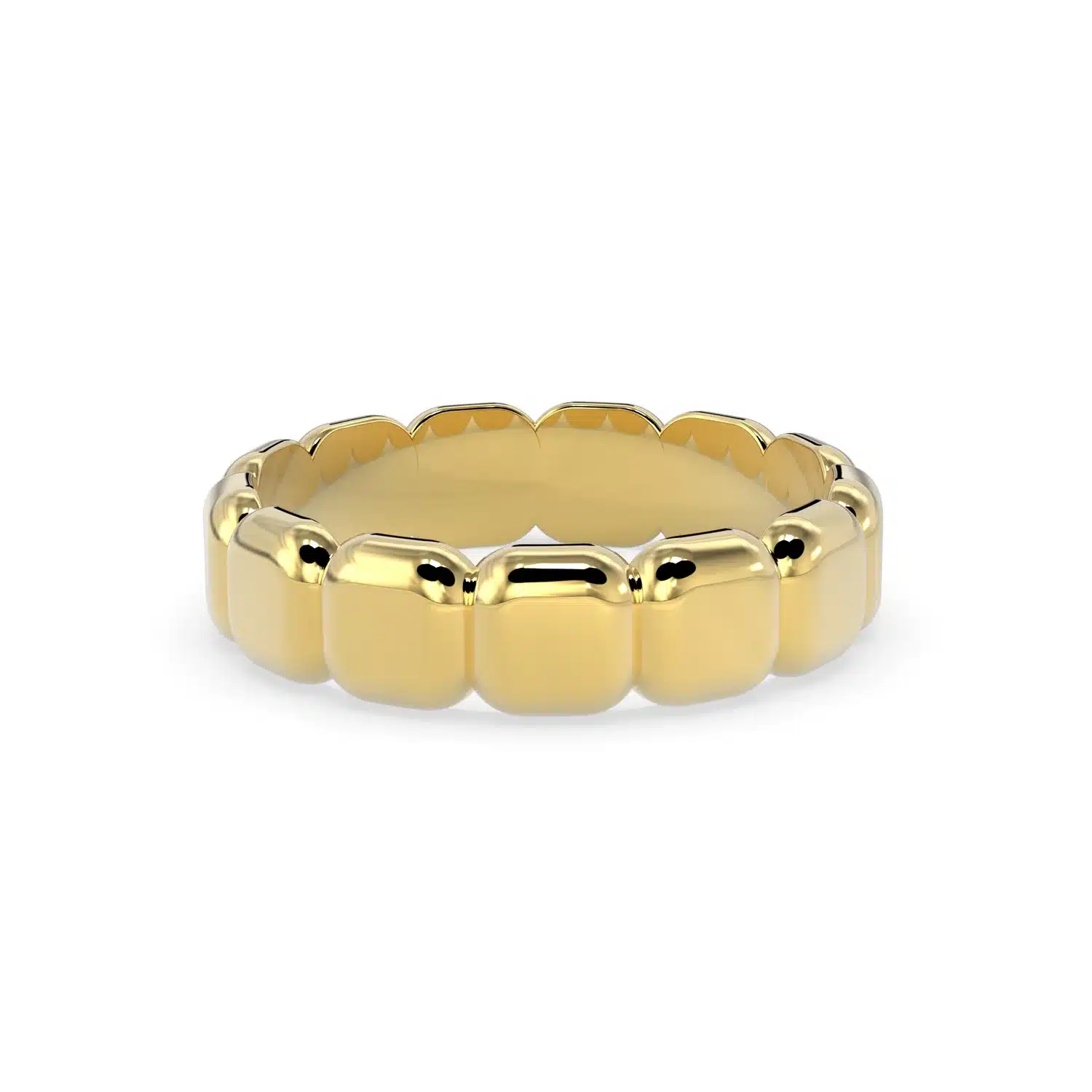 Lustre Link 14K Recycled Gold Band - Image 4