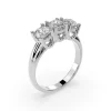 Trinity Sparkle: 1.50 Carat Lab-Grown Engagement Ring - Thumbnail Image 2