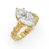 2ct Marquise Lab-Grown Diamond Engagement Ring in 14K Gold - Thumbnail Image 1