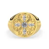 Ethereal Grace Lab-Grown Diamond Signet Ring - Thumbnail Image 3