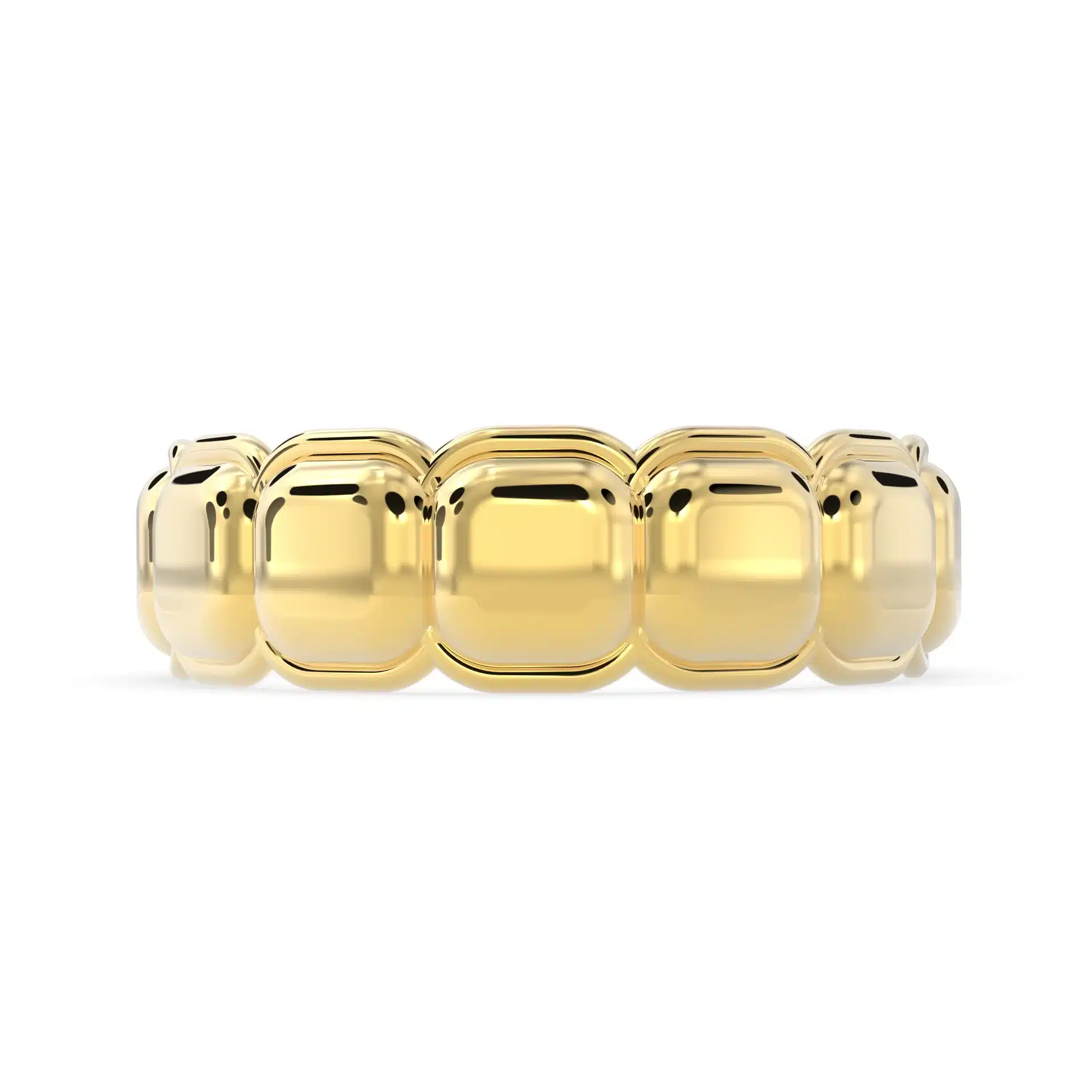 Bold Bond: Men’s 14K Gold Wedding Ring - Image 3