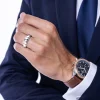 Bold Bond: Men’s 14K Gold Wedding Ring - Thumbnail Image 5