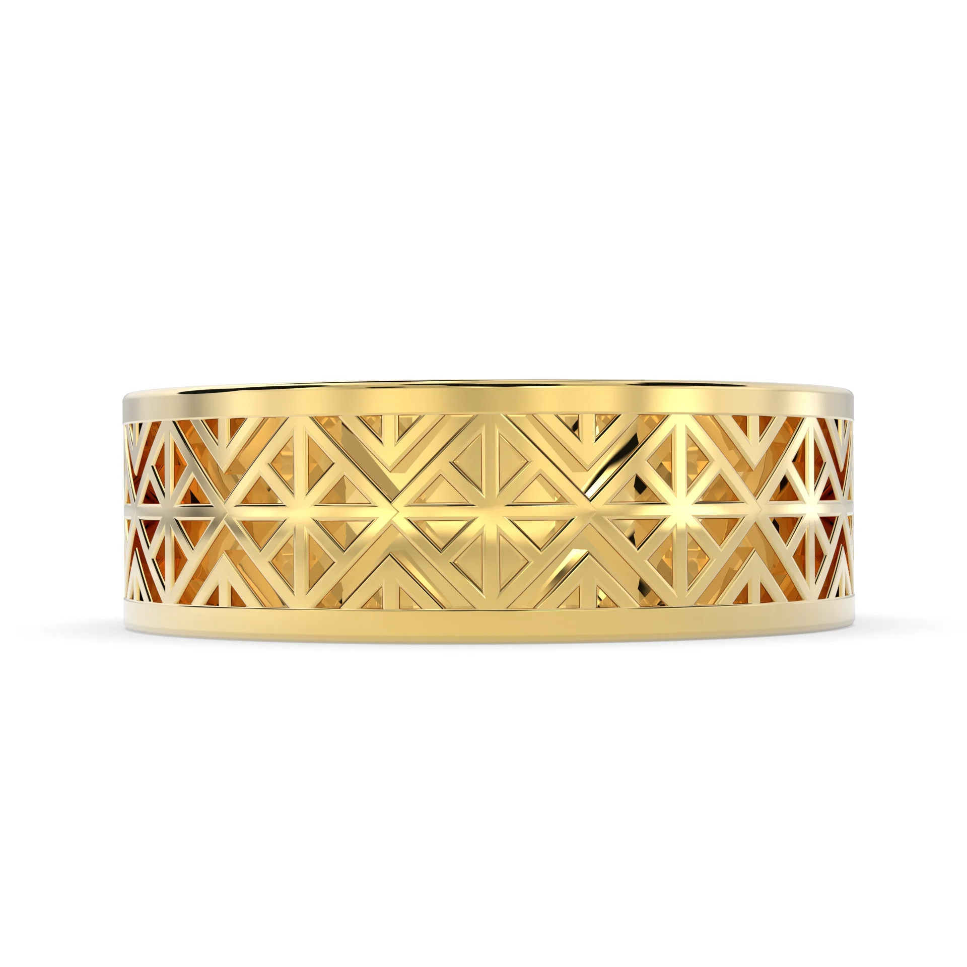 Men’s Infinite Brilliance 14k Gold Engagement Ring - Image 3