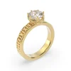 1ct Round Lab-Grown Solitaire Engagement Ring | 14K Gold - Thumbnail Image 2