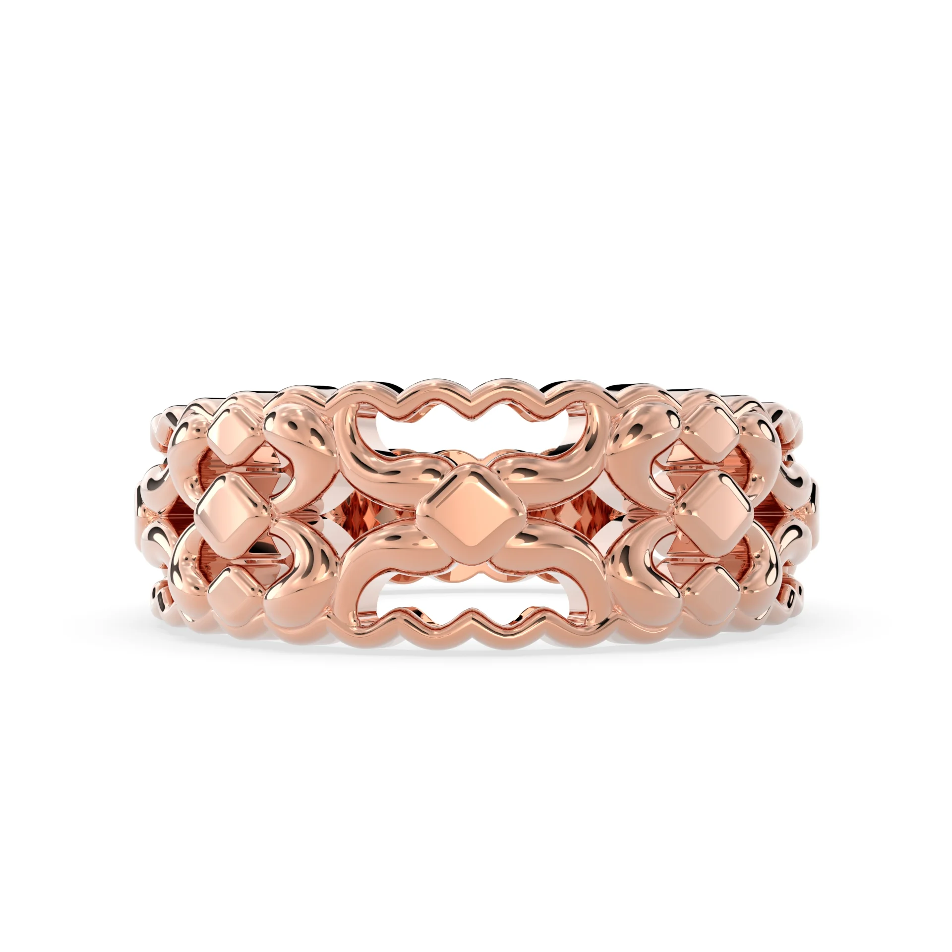 Eternal Grace Women’s Wedding Ring in 14K Recycled Gold - Image 3