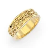 Eternal Knot Men's Wedding Ring in 14K Recycled Gold - Thumbnail Image 1