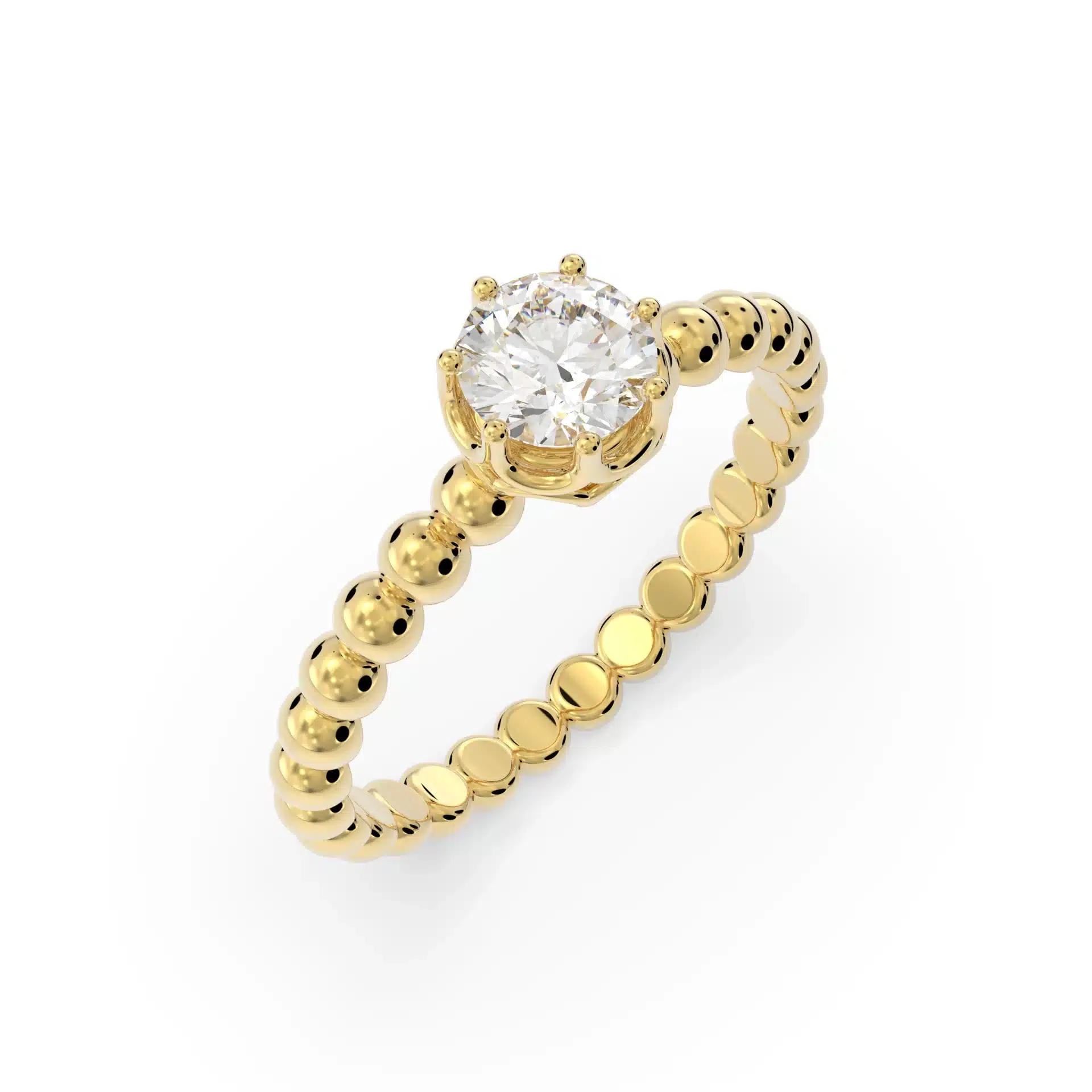 Affordable 0.40ct Lab-Grown Diamond Engagement Ring – 14K Gold - Image 1