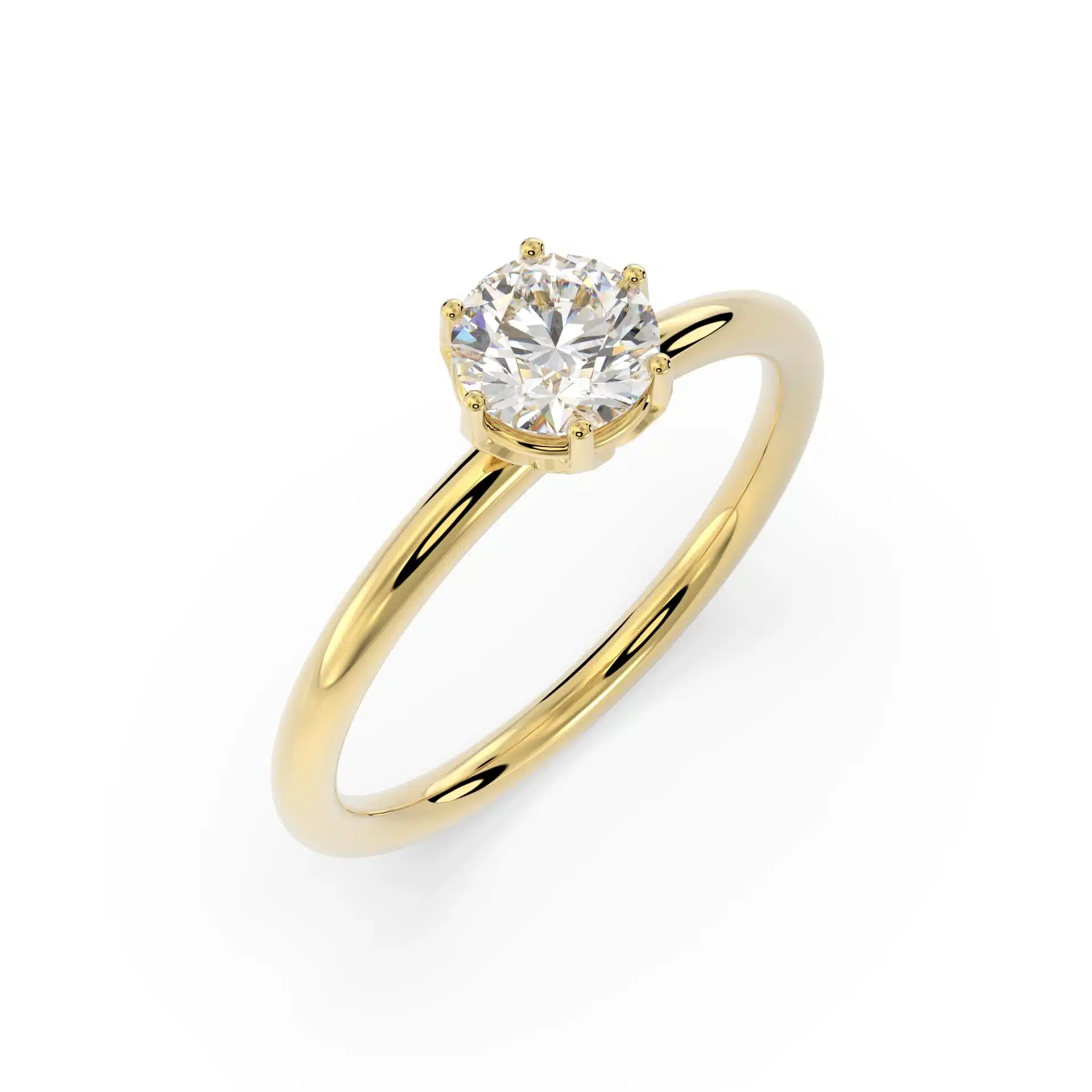 Affordable 0.40ct Round Lab-Grown Diamond Engagement Ring - Image 1