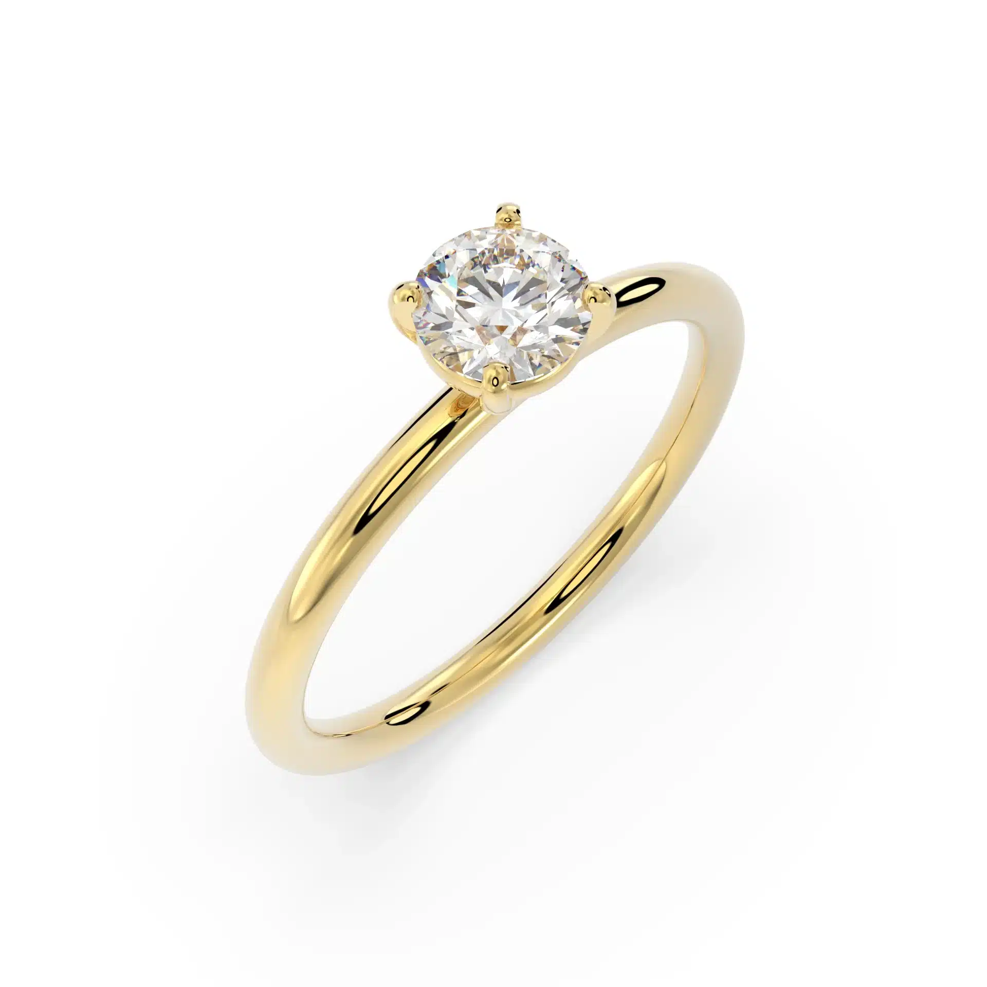 Affordable 0.40ct Round Lab-Grown Diamond Engagement Ring - Image 1