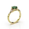 Chatham Gem & Lab-Grown Marquise Diamond Ring in 14k Recycled Gold - Thumbnail Image 2