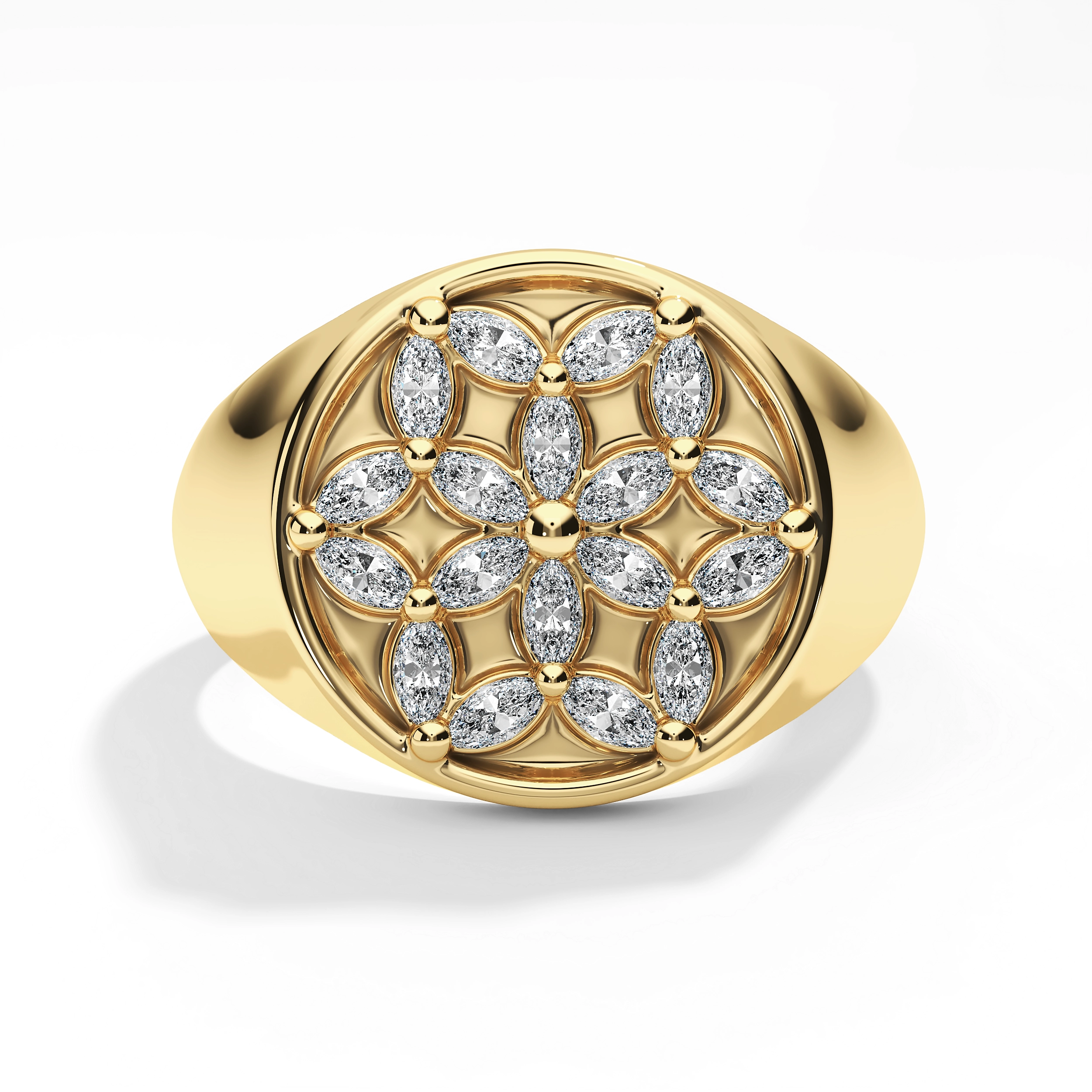 Ethereal Marquise Signet Ring - Image 3