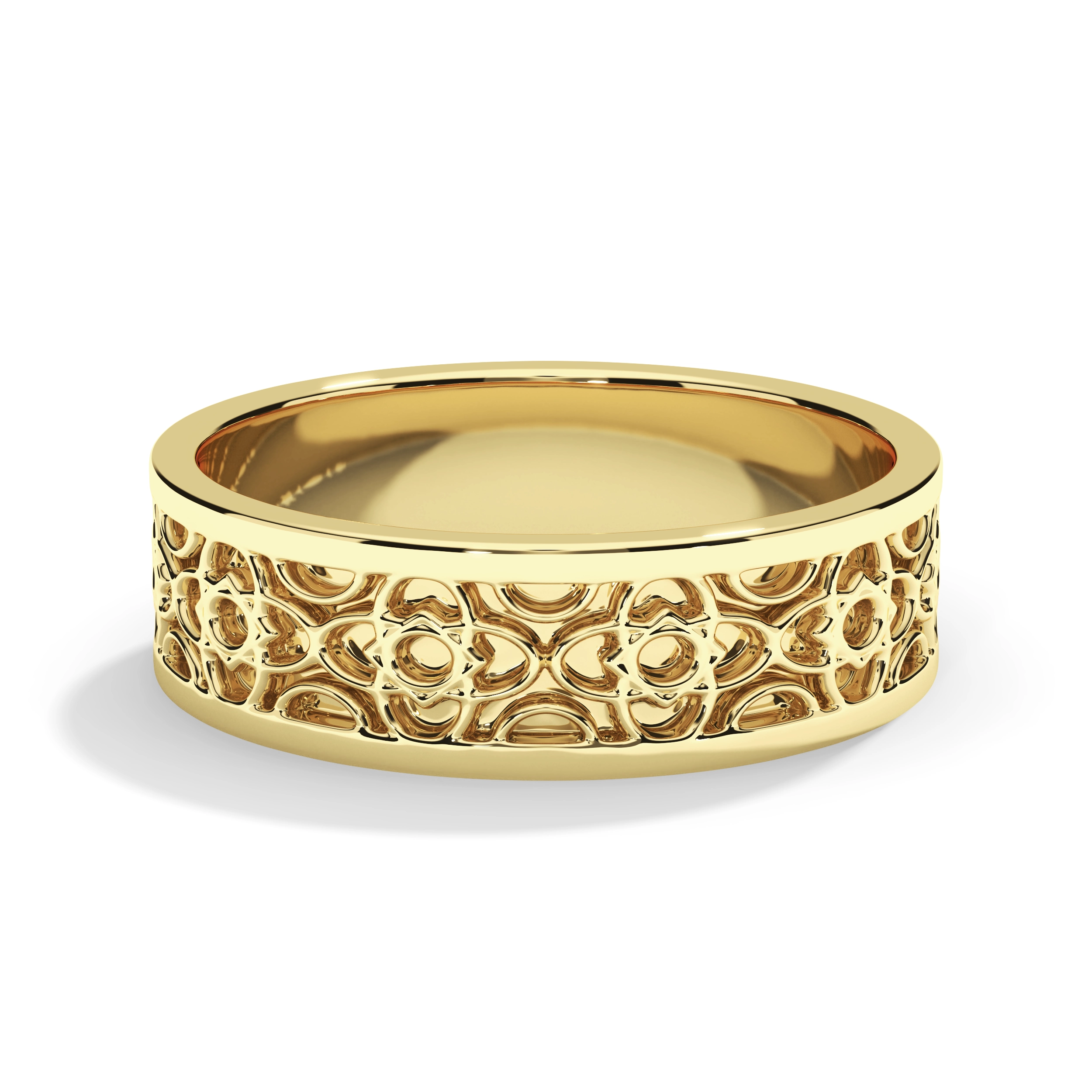 Eternal Heirloom Men's 14K Gold Wedding Ring - Image 3