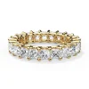 Lab-Grown Princess Diamond Eternity Wedding Band - Thumbnail Image 3
