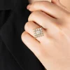 Princess Mosaic Lab-Grown Diamond Ring – 14k Gold - Thumbnail Image 4