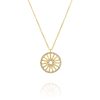 Sunburst 0.25 ct Diamond Pendant - Thumbnail Image 1