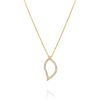 Leaf Glow 0.20 ct Diamond Pendant - Thumbnail Image 1