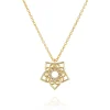 Floral Star Lab Diamond Pendant - Thumbnail Image 1