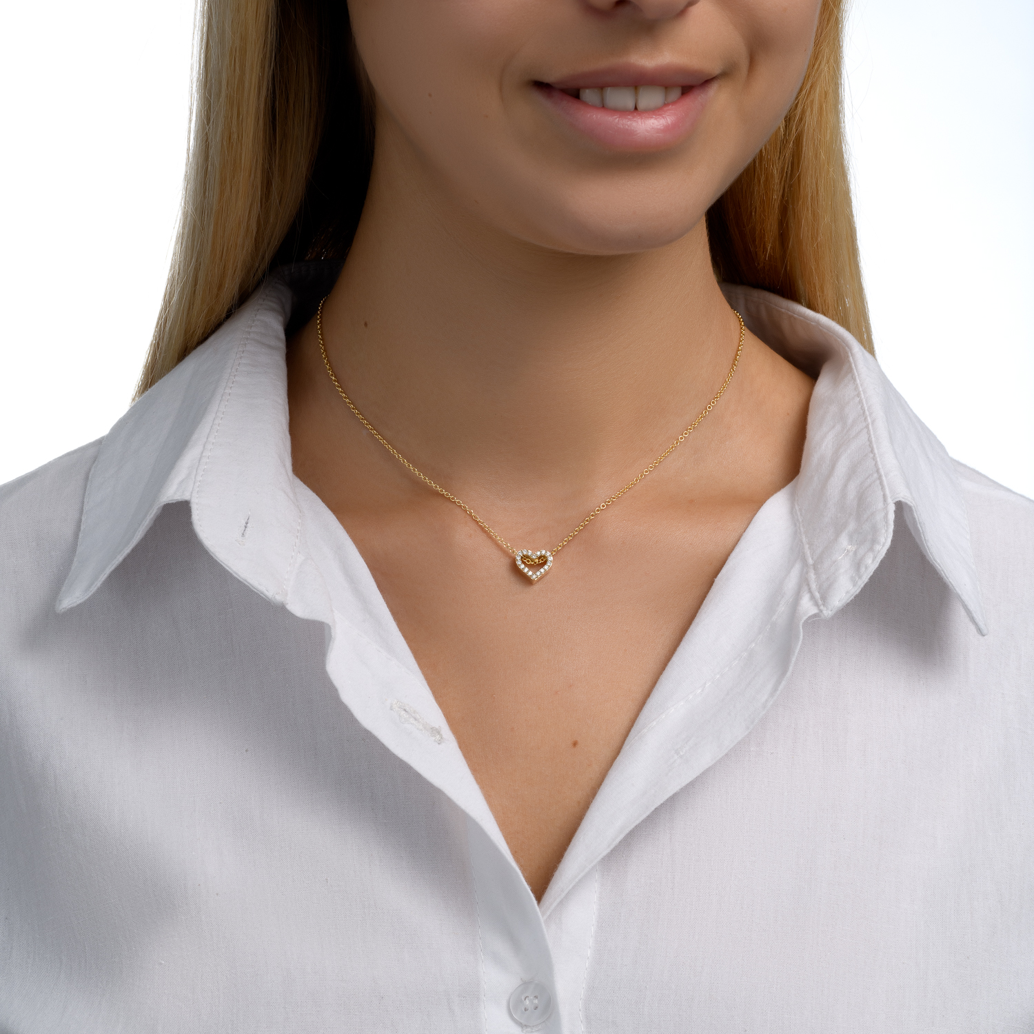 Heart Glow 0.20 ct Diamond Pendant - Image 3