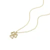 Shamrock Diamond Pendant-0.25 ct Lab-Grown, 14K Gold - Thumbnail Image 2