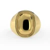 Bold Crest 14K Men’s Signet Ring - Thumbnail Image 3