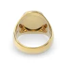 Bold Crest 14K Men’s Signet Ring - Thumbnail Image 5
