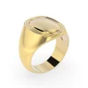 Bold Crest 14K Men’s Signet Ring - Thumbnail Image 1