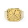 Starfish Crest Signet Ring-14K Recycled Gold - Thumbnail Image 3